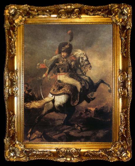 framed  Theodore Gericault Officer of the Imperial Guard, ta009-2